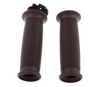 Poignées De Guidon Pour Moto 7/8 ''22mm, Poignées À Main Vintage Café Racer Marron