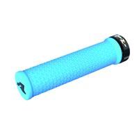 Poignées de guidon Racetech R-Bike Lock-on bleu clair E-Bike