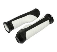 Poignées de guidon Replay ON ROAD ANATOMIC BLANC 127mm - CLOSED END PAIRE