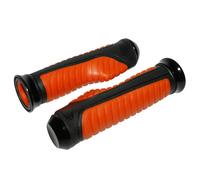 Poignées de guidon Replay ON ROAD ANATOMIC ORANGE 127mm - CLOSED END PAIRE