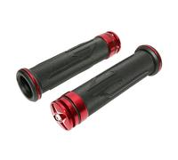 Poignées de guidon Replay SCOOT DIAMANT - ROUGE CLOSED END 135mm PAIRE
