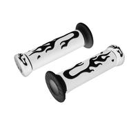 Poignées de guidon Replay SCOOT FLAMING BLANC - CLOSED END PAIRE