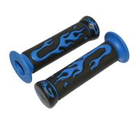 Poignées de guidon Replay SCOOT FLAMING BLEU - CLOSED END PAIRE