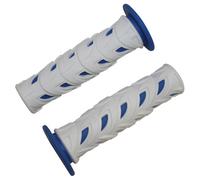 Poignées de guidon Replay SCOOTER - 50 A BOITE GRIFF BLEU - BLANC CLOSED END PAIRE