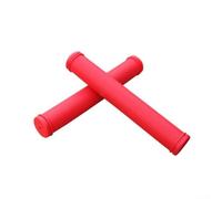 Poignées de guidon sûres et confortables pour vélo, en TPE antidérapant pour une meilleure performance (rouge)