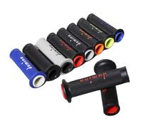 Poignées de guidon universelles en caoutchouc et gel pour moto, accessoires de modification pour KTM, 7/8 "22 24mm, pour poignées Domino all red