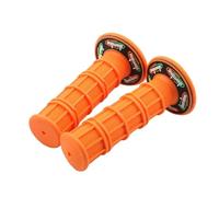 Poignées de guidon universelles for moto, 7/8" 22 24 mm, for Domino Dirt Pit Bike, course, motocross, gel caoutchouc(Orange)