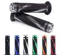Poignées de Guidon Universelles Poignée en Caoutchouc 22/24mm compatibles avec Aprilia RS 250, RS 125, 50, Replica, SBK (Coil Anthracite)