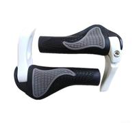 Poignées de guidon verrouillables en caoutchouc pour vélo Design ergonomique avec fonction rotative pour un confort amélioré (Noir)