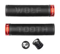 Wolf Tooth Echo Lock On Grips Noir 132 mm Black / Red