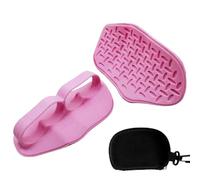 Poignées de gym - Poignées d'haltérophilie - Coussinets ergonomiques en caoutchouc pour la salle de sport - Poignées sans doigts - Gants d'entraînement ergonomiques et antidérapants avec protection de