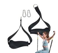 Poignées de gym pour câbles, poignées de machine à câble, poignées D pour entraîneur de force - Pièces jointes d'exercice de gym pour la bande de résistance des poulies des machines de C