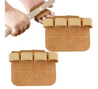 Poignées de gymnastique - 3,7 pouces | Gants d'entraînement en cuir de vachette pour barre de traction - Protection des mains d'entraînement en cuir - Antidérapants - Pour l'haltérophilie, les dips