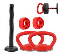 Poignées de kettlebell réglables, 30,5 cm de rechange avec verrouillage sécurisé, poignée d'haltère en acier robuste avec poignée antidérapante, équipement d'entraînement de fitness pour exercices de