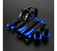 Poignées de Levier Frein et d'embrayage Pliables réglables, usinées CNC pour Accessoires pour CBF 2006-2013(Blue3)
