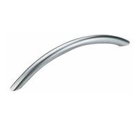 Poignées de meuble courbes-diamètre 10 mm-E 128 mm-chromé mat CADAP