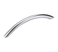 Poignées de meuble courbes-diamètre 10 mm-E 128 mm-nickelé mat CADAP