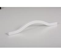 Poignées de meuble Gedotec aluminium blanc | 1 pièce - poignées de porte pliantes meubles à saisir | COURAGEUX | design industriel vintage moderne | Longueur : 160 mm | Poignées d'armoires