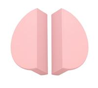 Poignées de Meubles en Alliage d'aluminium, poignées de tiroir, poignées de Placard, Bouton de Porte, poignée de Cuisine dissimulée avec Bord pour Les Doigts, Lot de 2 (Rose, Petite Taille)