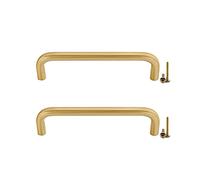 Poignées de meubles en laiton, poignées de placard, boutons de tiroir, poignées d'armoire, 2 pièces, poignée dorée for placards de cuisine, poignées de barre en T, poignées de tiroir en laiton massif