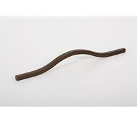 Poignées de meubles Gedotec brun aluminium | 1 pièce - poignées de porte pliantes meubles à saisir | COURAGEUX | design industriel vintage moderne | Longueur : 400 mm | Poignées d'armoires