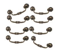 Poignées de meubles solides en bronze avec espacement des trous de 86 mm et design ergonomique, installation simple pour une manipulation facile dans le pont traditionnel