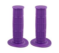 Poignées de moto antidérapantes en silicone de 22 mm pour une conduite élégante et confortable (violet)