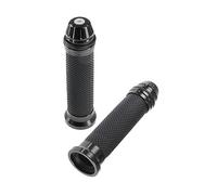 Poignées de moto en caoutchouc for pédales, poignées guidon scooter, modifiées, poignée réglage des gaz, 1 paire(Black)