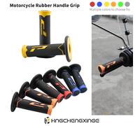Poignées de moto poignées Mashroom guidon à tirage rapide Pitbike MX Grip caoutchouc torsion GEL GP Motocross accessoires universels GREY