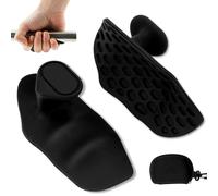 Poignées De Musculation En Silicone - Protections De Paume Pour La Salle De Sport Noir