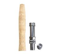 Poignées de pêche Porte-moulinet universel antidérapant en métal | Accessoire de canne à pêche pour kayak, berge, étang, extérieur, eau salée, eau douce, échafaudage, rivière, mer,