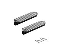 Poignées de placard de cuisine 2 pièces avec bouton de construction en aluminium de conception ergonomique pour une prise en main douce et une utilisation prolongée