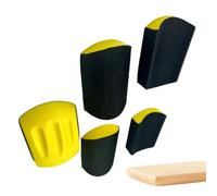 Poignées de ponçage contour 5 Pièces Poignées Contour Pour Finition Et | Cale à poncer pour menuiserie Pour Meubles Bureau Loisirs Créatifs Atelier Studio Maison Industrie Construction T
