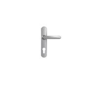 Vachette Poignées de porte sur grande plaque SLIM – entraxe 195 mm, clé I, chrome satin