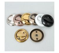 Poignées de porte cachées invisibles en acier inoxydable, 15 mm, pour armoire et tiroir, matériel de montage encastré en acier inoxydable 304 (corps de verrouillage)