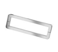 Poignées de porte carrées en acier inoxydable double face pour portes coulissantes de 32,5 cm à 152,4 cm, idéales pour les centres commerciaux, les bureaux, les salles de bains (825 mm)