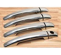 Poignées de porte chromées pour 207 - 308 - 407 - 3008 - 5008 - Expert en acier inoxydable Poignée de porte Poignées extérieures Poignées chromées