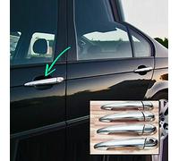 Poignées de porte chromées pour Série 3 E46 | 2000-2007 FL Acier inoxydable Poignée de porte Poignées extérieures Poignées chromées