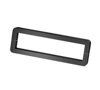 Poignées de porte coulissante carrées double face en acier inoxydable pour bureaux, centres commerciaux, salles de bains - 32,5 cm à 152,4 cm - Noir - 825 mm