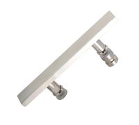 Poignées De Porte De Douche, Poignée De Porte Coulissante 145 mm Trou À Trou, Poignée De Porte De Rampe En Acier Inoxydable,Quincaillerie De Poignée De Barre, For Baignoire, Toilettes(Silver)