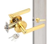 Poignées de Porte d'Intérieur, Design Ergonomique Et Esthétique Pour Portes Intérieures, Pièces De Remplacement En Métal Renforcé Pour Couloirs Placards Dédales Et Zones de Passage