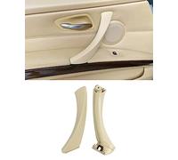 Poignées de Porte Droites Noires et Couvercle de Poignée de Porte Extérieure pour BMW E90 E91 (2005-2011), Kit de Remplacement de Poignée de Porte pour BMW Série 3 (Giallo Sinistra)