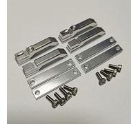 Poignées de porte en aluminium argenté pour Traxxas TRX4 Axial SCX10 RC