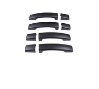Poignées De Porte Extérieure 8 Pièces De Garnitures Décoratives Noires Pour Poignées Porte Extérieures Voiture Pour Land Rover Pour Discovery 4 LR4 RR Sport Pour Freelander 2 BLNETU(Matt Without hole)