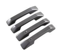 Poignées de porte extérieure Autocollant Accessoires de voiture/Fit for Hyundai Santa Fe 2024 2025 Fibre de carbone Poignée de porte latérale extérieure Catch Cover Trim Protection Cap Autocollant