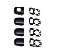 Poignées de Porte extérieures Automobiles Lot de 8 Embouts poignée Porte en Plastique ABS pour pour Peugeot 307