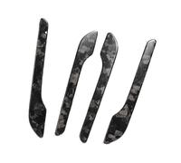 Poignées de porte extérieures automobiles Pour Tesla pour modèle 3 Y 2022 accessoires extérieurs forgé marbré carbone sec pour fibre de couvercle poignée porte extérieure voiture