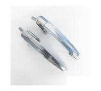 Poignées de porte extérieures de voiture Pour Haima 3 2007-2016 Poignée De Porte Extérieure Couverture Accessoires Voiture 59-410 Pièces Carrosserie Plaqué Argent Chrome Extérieur(Rear L and R)