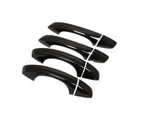 Poignées de porte extérieures de voiture pour SEAT pour Ibiza MK5 6F KJ1 2017 ~ 2022 - Noir brillant - Accessoires extérieurs de voiture (4 poignées sans trou de serrure) (4 poignées sans trou de