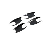 Poignées de porte extérieures du véhicule Cadre de poignée de porte latérale aspect fibre de carbone ABS, décoration de garniture de cuvette de porte, bande extérieure pour BMW X3 G01 2018(1)